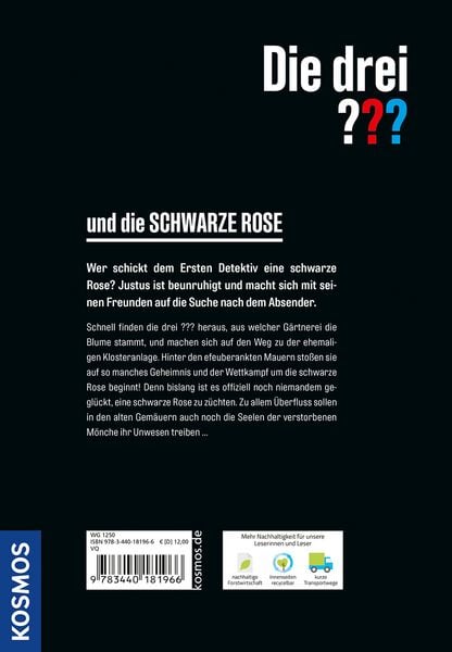 Produktbild: Die drei ??? und die schwarze Rose