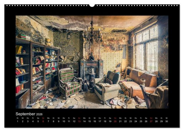 Produktbild: Die Sch&ouml;nheit des Verfalls - Lost Places (hochwertiger Premium Wandkalender 2026 DIN A2 quer), Kunstdruck in Hochglanz