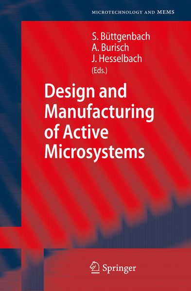 Produktbild: Design and Manufacturing of Active Microsystems