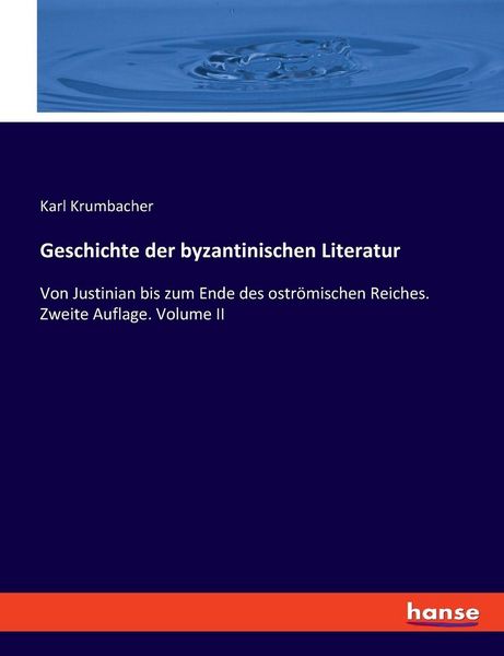 Produktbild: Geschichte der byzantinischen Literatur