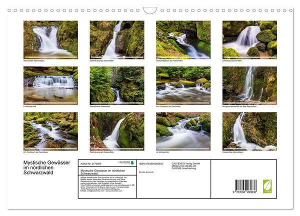 Produktbild: Mystische Gew&auml;sser im n&ouml;rdlichen Schwarzwald (Wandkalender 2027 DIN A3 quer), CALVENDO Monatskalender