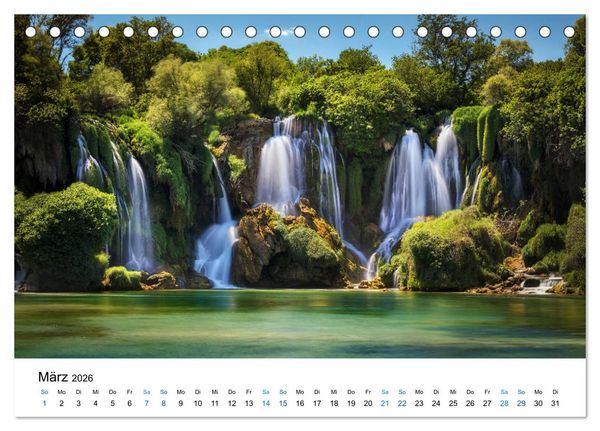 Produktbild: Juwelen des Balkans (Tischkalender 2026 DIN A5 quer), CALVENDO Monatskalender
