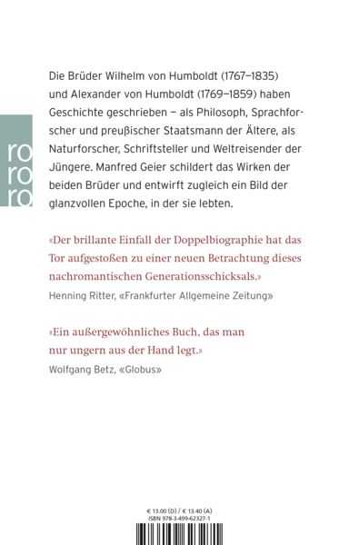 Produktbild: Die Br&uuml;der Humboldt