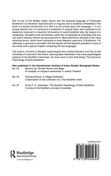 Produktbild: Pali Buddhism Texts Nims14