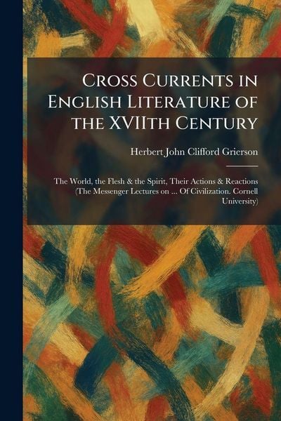 Produktbild: Cross Currents in English Literature of the XVIIth Century