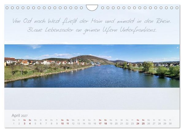 Produktbild: Main Rundblick (Wandkalender 2027 DIN A4 quer), CALVENDO Monatskalender