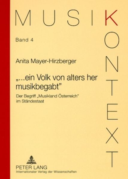 Produktbild: «...ein Volk von alters her musikbegabt»