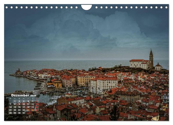 Produktbild: M&auml;rchen Stadt Piran (Wandkalender 2026 DIN A4 quer), CALVENDO Monatskalender