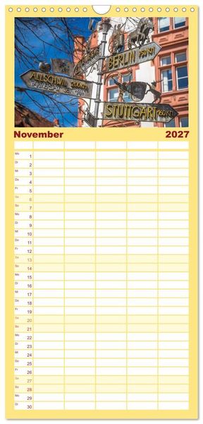 Produktbild: Familienplaner 2027 - Pfullendorf - die Perle im Linzgau mit 5 Spalten (Wandkalender, 21 x 45 cm) CALVENDO