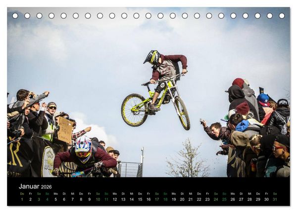 Produktbild: Downhill Racing 2026 (Tischkalender 2026 DIN A5 quer), CALVENDO Monatskalender