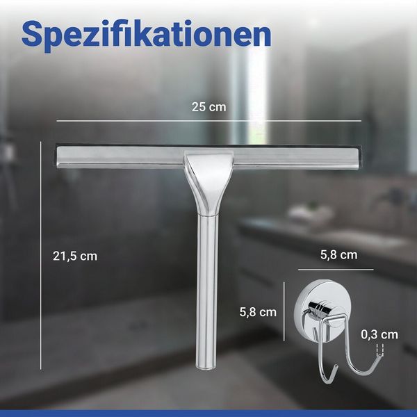 Produktbild: Wenko Vacuum-Loc&reg; Duschabzieher