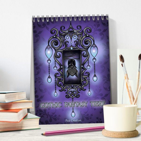 Produktbild: Gothic Fantasy Tiere (Tischkalender 2026 DIN A5 hoch), CALVENDO Monatskalender