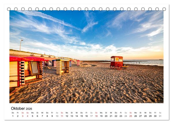 Produktbild: Ostfriesland - Tour (Tischkalender 2026 DIN A5 quer), CALVENDO Monatskalender