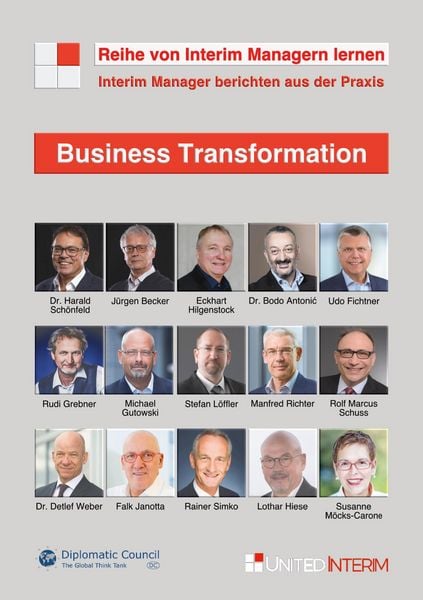 Produktbild: Business Transformation: Interim Manager berichten aus der Praxis