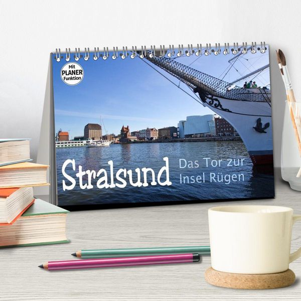 Produktbild: Stralsund. Das Tor zur Insel R&uuml;gen (Tischkalender 2026 DIN A5 quer), CALVENDO Monatskalender