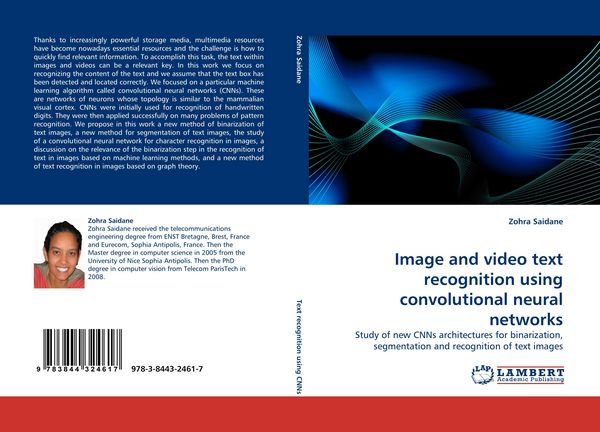Produktbild: Image and video text recognition using convolutional neural networks