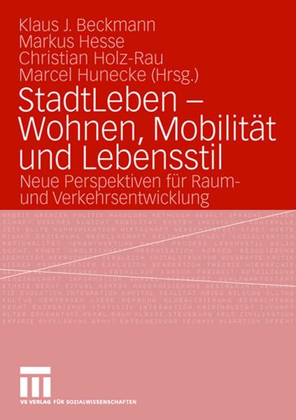 Produktbild: StadtLeben - Wohnen, Mobilit&auml;t und Lebensstil
