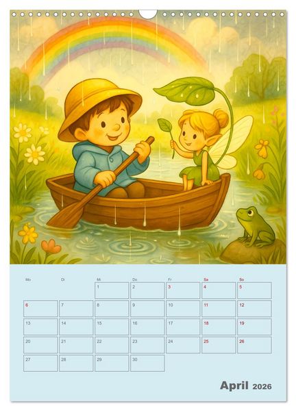 Produktbild: Tari und Tili (Wandkalender 2026 DIN A3 hoch), CALVENDO Monatskalender