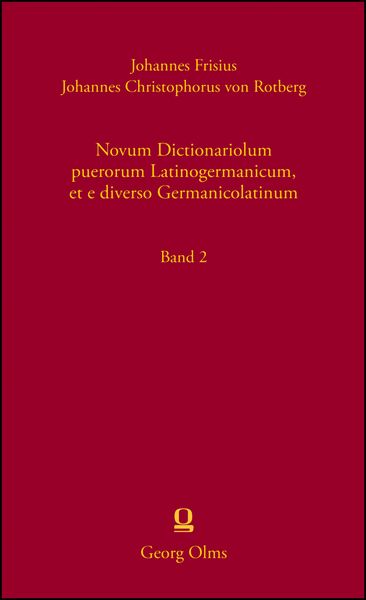 Produktbild: Novum Dictionariolum puerorum Latinogermanicum, et e diverso Germanicolatinum