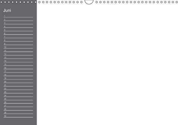 Produktbild: Bastelkalender mit Planerfunktion / F&uuml;r Schwarz - Wei&szlig; - Seher (Wandkalender immerw&auml;hrend DIN A3 quer)