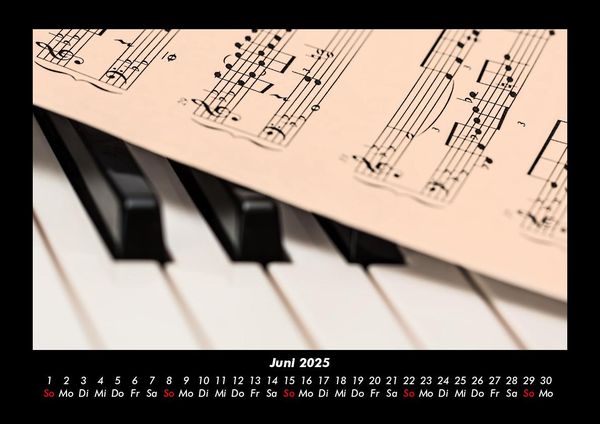 Produktbild: Musik 2025 Fotokalender DIN A3