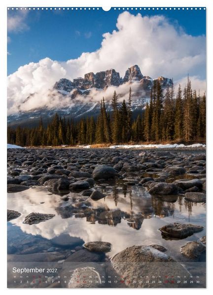 Produktbild: Die kanadischen Rockies (Wandkalender 2027 DIN A2 hoch), CALVENDO Monatskalender