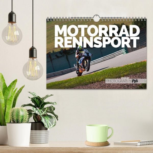 Produktbild: Motorrad Rennsport (Wandkalender 2026 DIN A4 quer), CALVENDO Monatskalender