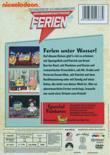 SpongeBob Schwammkopf - Schwammtastische Ferien