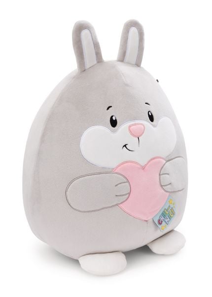 NICI Kuscheltier Chill-NICI Hase mit Herz grau 30cm