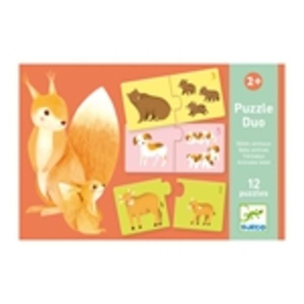 Lernspiel: Puzzle duo: Tierbabys