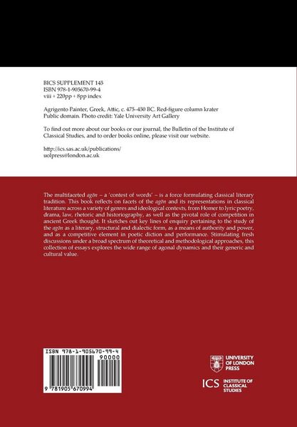 Produktbild: The Ag&iquest;n in Classical Literature