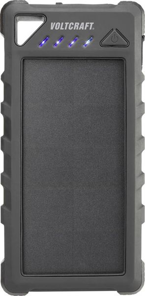 Produktbild: VOLTCRAFT VC-SL16000 VC-11946675 Solar-Powerbank Ladestrom Solarzelle 280mA 16000 mAh