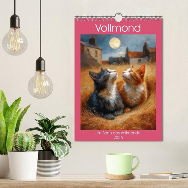 Produktbild: Vollmond - Im Bann des Vollmonds (Wandkalender 2026 DIN A4 hoch), CALVENDO Monatskalender