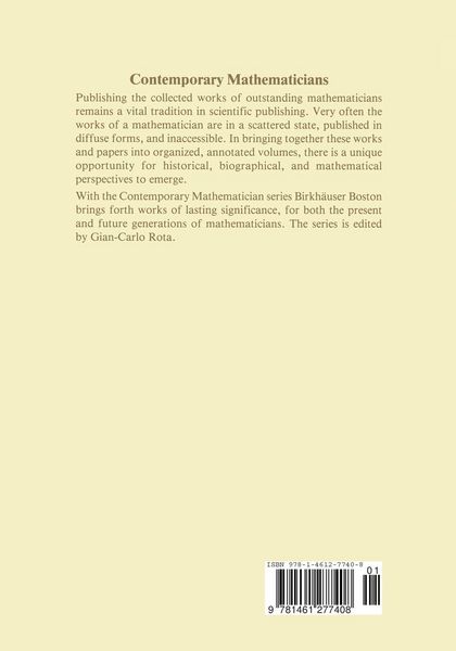 Produktbild: Hassler Whitney Collected Papers Volume I