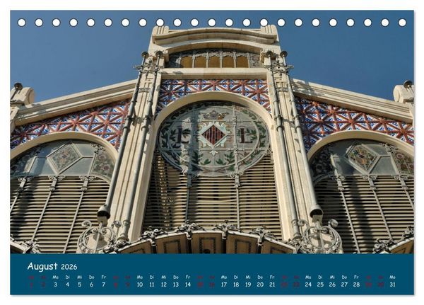 Produktbild: Valencia - Geschichte und Moderne (Tischkalender 2026 DIN A5 quer), CALVENDO Monatskalender