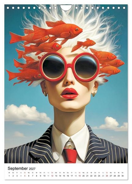 Produktbild: Surreale Identit&auml;ten. Gesichter zwischen Traum und Symbolik (Wandkalender 2027 DIN A4 hoch), CALVENDO Monatskalender