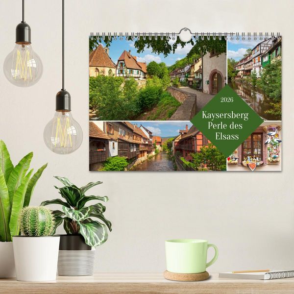 Produktbild: Kaisersberg Perle des Elsass (Wandkalender 2026 DIN A4 quer), CALVENDO Monatskalender