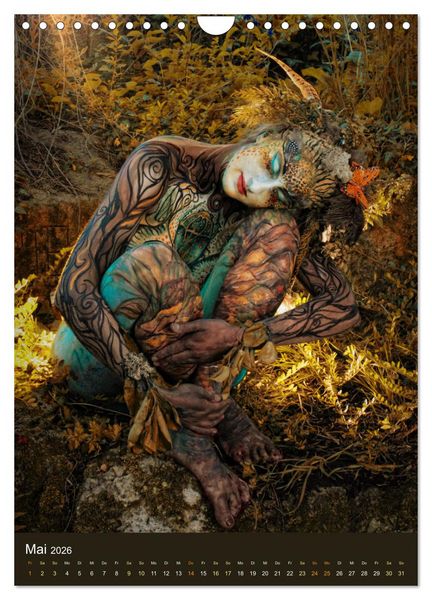 Produktbild: Bodypainting Adventures (Wandkalender 2026 DIN A4 hoch), CALVENDO Monatskalender