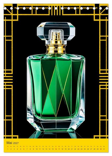 Produktbild: Art Deco Luxury &ndash; Golden Twenties (Tischkalender 2027 DIN A5 hoch), CALVENDO Monatskalender