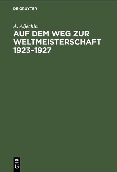 Produktbild: Auf dem Weg zur Weltmeisterschaft 1923-1927