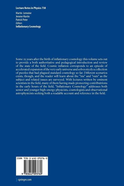 Produktbild: Inflationary Cosmology