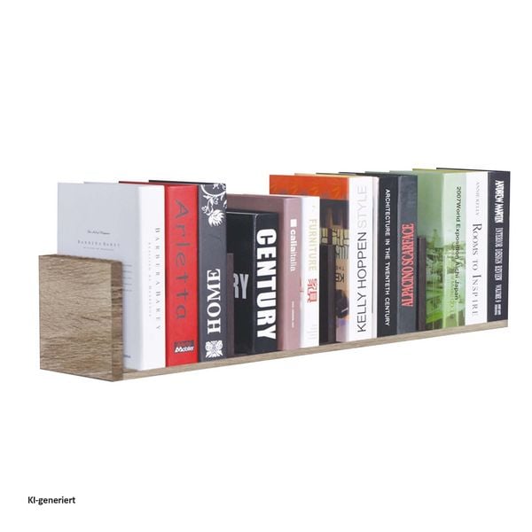 Produktbild: HTI-Living Wandregal mit Buchst&uuml;tze Altona Sonoma Wandregal mit Buchst&uuml;tze Altona Sonoma