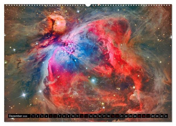 Produktbild: Galaktische Nebel (hochwertiger Premium Wandkalender 2026 DIN A2 quer), Kunstdruck in Hochglanz
