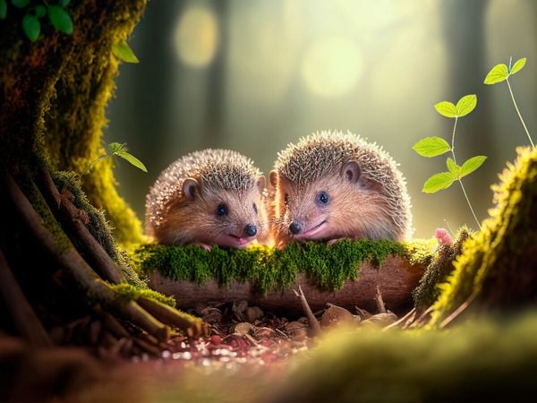 Produktbild: CALVENDO Puzzle Igel | 1000 Teile Lege-Gr&ouml;&szlig;e 64x48cm Foto-Puzzle f&uuml;r gl&uuml;ckliche Stunden