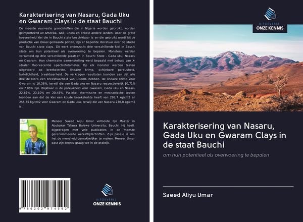 Produktbild: Karakterisering van Nasaru, Gada Uku en Gwaram Clays in de staat Bauchi