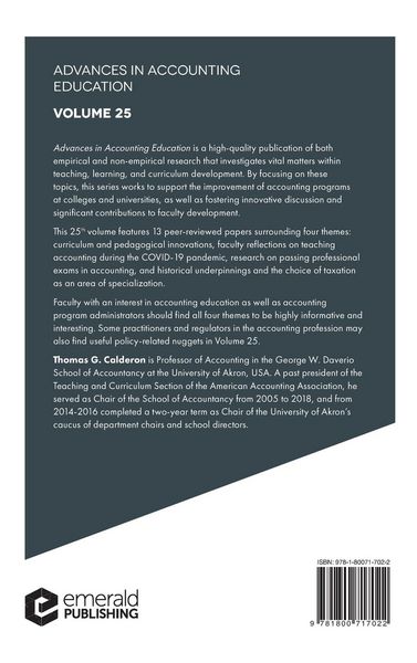 Produktbild: Advances in Accounting Education