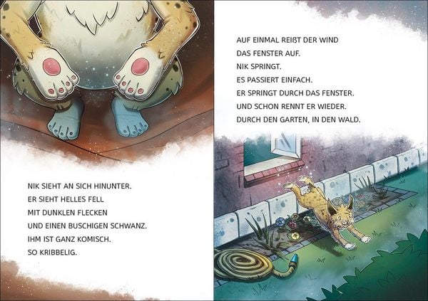 Produktbild: Lesel&ouml;wen 2. Klasse - Die Magie des Tierwandlers (Gro&szlig;buchstabenausgabe)