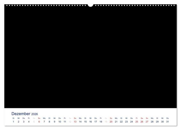Produktbild: Farbiger Bastelkalender (Wandkalender 2026 DIN A2 quer), CALVENDO Monatskalender