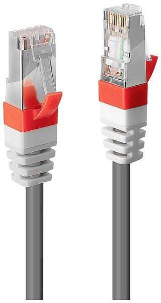 LINDY 45355 RJ45 Patchkabel CAT 6a S/STP 5.00m Grau 1St.