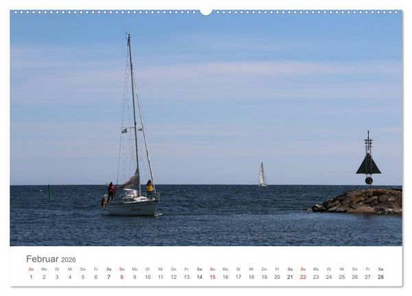 Produktbild: Segelboote in S&uuml;dschwedens Sch&auml;ren (Wandkalender 2026 DIN A2 quer), CALVENDO Monatskalender